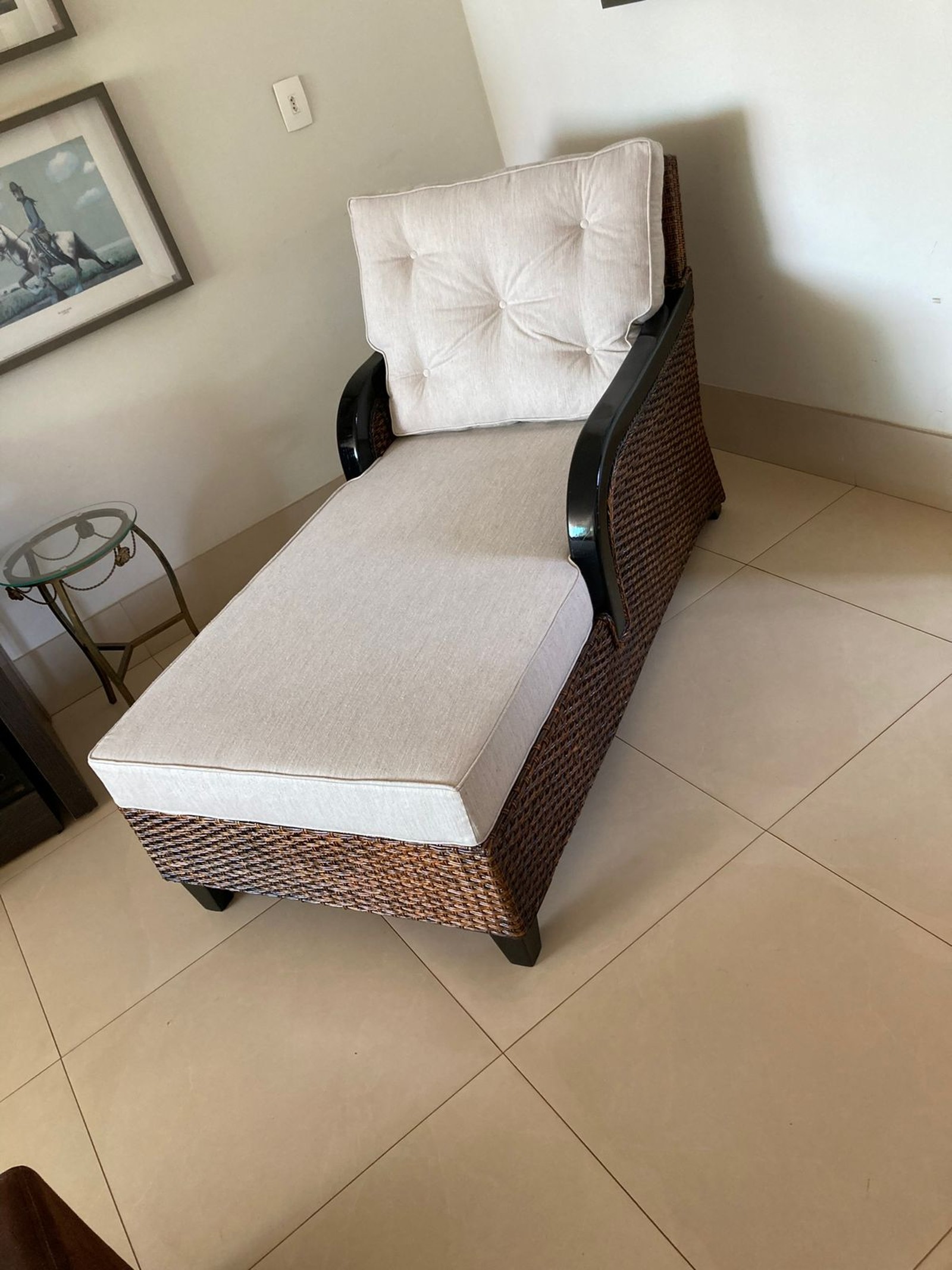 Chaise estofada